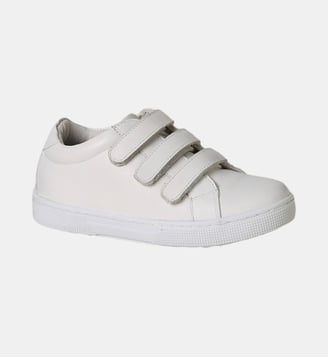 Baskets en cuir - Cyrillus - Blanc doux
