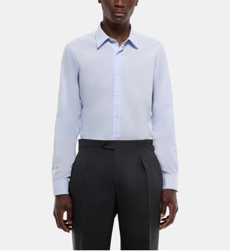 Chemise en popeline coton - Fursac - Ciel