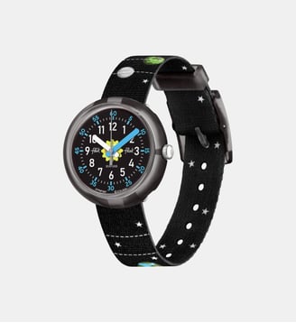 Montre Space trip Noir FPNP097 - Flik Flak - Noir