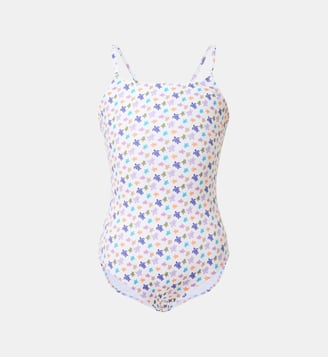 Maillot de bain une pièce Micro Ronde des Tortues - Vilebrequin - Blanc