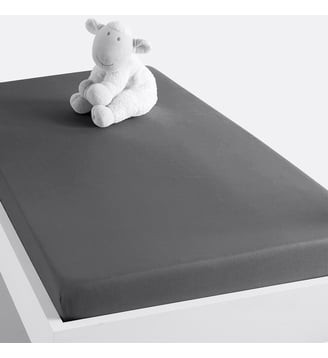 Drap housse enfant uni en polycoton La Redoute Interieurs