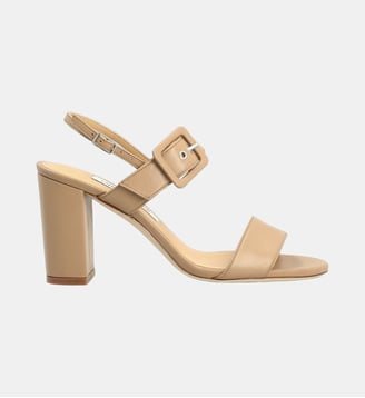 Sandale beaurepaire - cuir lisse - Charles Kammer - Beige