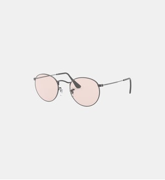 Lunettes de soleil Rond RB3447 Round Solid Evolve - Ray Ban - Gris métal