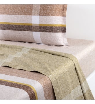 Drap plat en satin de coton Boss Home