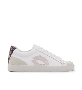Baskets En Cuir Colette - Bons Baisers - Or rose
