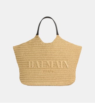 Sac Cabas Balmain en crochet - Balmain - Beige
