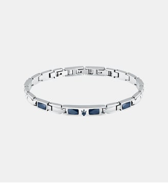 Bracelet CERAMIC - Maserati - Argent et bleu
