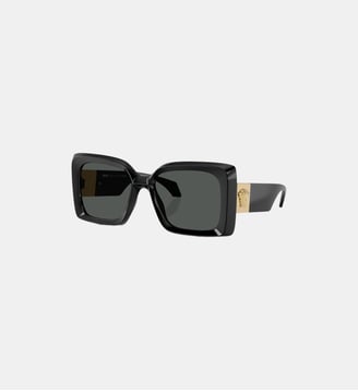Lunettes de soleil Irrégulier VE4467U - Versace - Gris foncé
