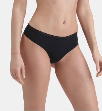 String microfibre stretch et dentelle Daily Micro Dim