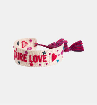 Bracelet Tissé Zadig Love - Zadig&Voltaire - Blanc flash