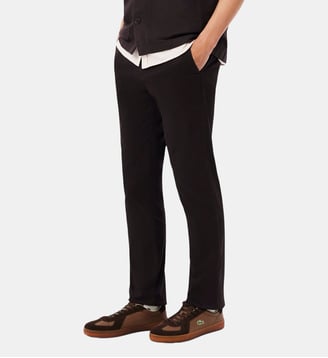 Chino twill stretch slim fit - Lacoste - Marron