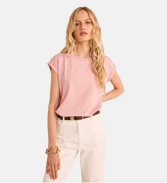 T-Shirt À Manches Courtes En Coton Timeo - Maison 123 - Primerose