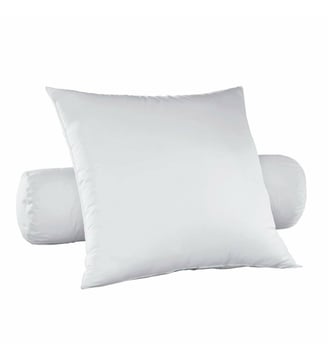 Oreiller ferme anti-acariens 100% plumettes - La Redoute Interieurs - Blanc