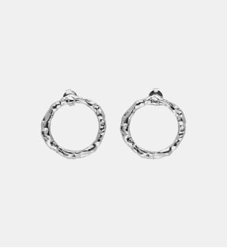 boucles d'oreilles Adele en étain jaune - Agnès b. - Jaune tresor