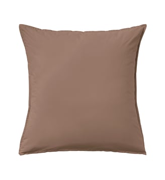 Taie d'oreiller unie en percale de coton lavée, DELICATE Essix