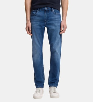 Jean slim en denim très doux - BOSS - Bleu denim