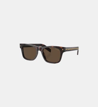 Lunettes de soleil Rectangulaire PR A17S - Prada - Radica écaille de tortue