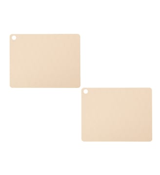 Sets de table en silicone à pois - OYOY - Beige