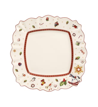 Assiette plate carrée - Villeroy & Boch - Multicolore