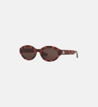 Lunettes de soleil Rectangulaire GG1579S - Gucci - Écaille