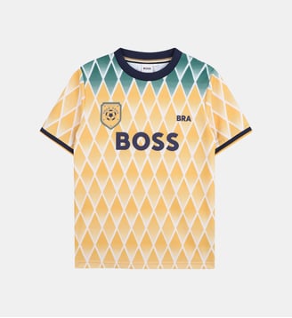Tee-shirt manches courtes - BOSS Kidswear - Jaune vert