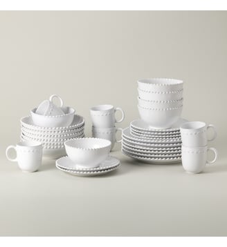 Set Table 30 Pièces avec Bol Pearl Costa Nova