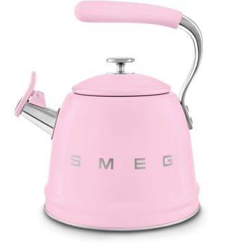 Bouilloire Sifflante 2.3L Rose - Smeg - Rose