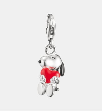 Pendentif Charm Snoopy & Cœur PEANUTS Original - Thomas Sabo - Argent