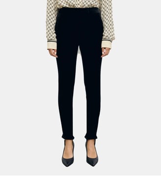Fuseau en velours - MYLIA - Gerard Darel - Noir