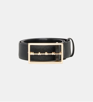 Ceinture avec boucle rectangulaire - Marni - Noir