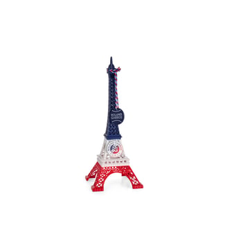 Tour Eiffel 15cm   et Blanc et Rouge - Roland-Garros - Bleu