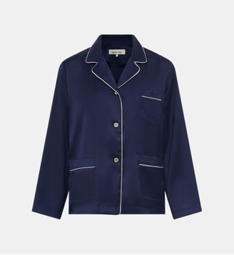 Chemise satinée - BAHYALEE - Gerard Darel - Marine