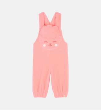 Combinaison en polaire avec sangles - Billieblush - Pêche