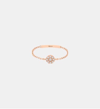 Bague Chaîne Cible Magic Touch - Djula - Or rose