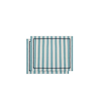 Sets de table Riviera Sky (35X45) Set de 2 - La DoubleJ - Bleu ciel