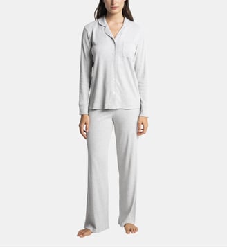 Haut de pyjama manches longues KATE - Passionata - Gris