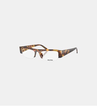 Lunettes de soleil Rectangulaire MU B07S - Miu Miu - Havana miel