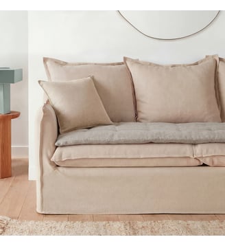 Matelas d'assise en lin La Redoute Interieurs