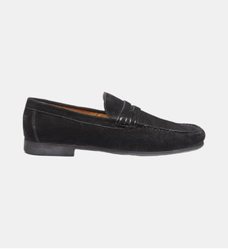 Mocassin boston - cuir velours - Fairmount - Noir