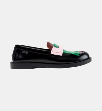 Mocassins Don - Camper - Noir et bordeaux