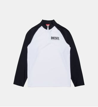 T-shirt manches longues avec logo - Diesel Kids - Noir