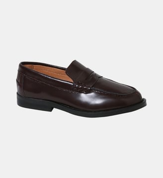 Mocassins en cuir - Cyrillus - Chocolat