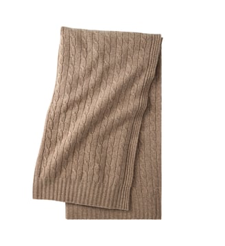 Plaid en cachemire - Ralph Lauren Home - Natural
