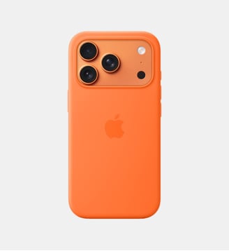 Coque iPhone 17 Pro MagSafe silicone Orange - Apple - Orange