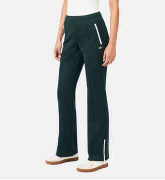 Pantalon de survêtement flare à plis - Lacoste - Vert