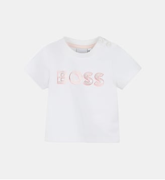 T-shirt à manches courtes - BOSS Kidswear - Rose