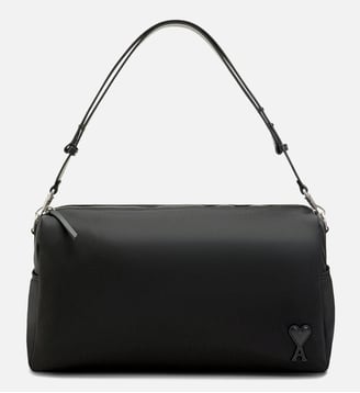 Sac Marcel Large En Nylon Ouatiné unisexe - AMI Paris - Noir