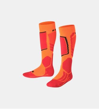 Mi-Bas SK2 Intermediate Laine - Falke - Orange vif