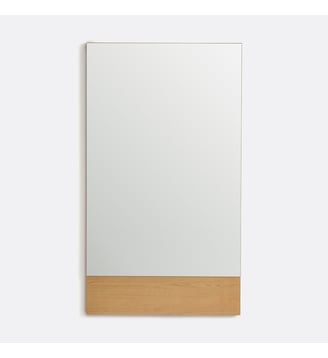 Miroir d'entrée plaqué chêne H140 cm La Redoute Interieurs