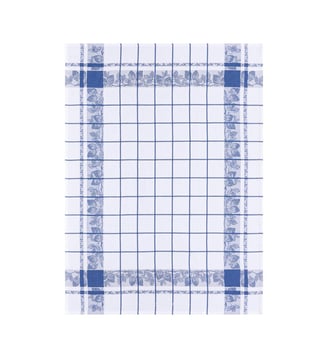 Torchon Fraises - Le Jacquard Francais - Bleu de france